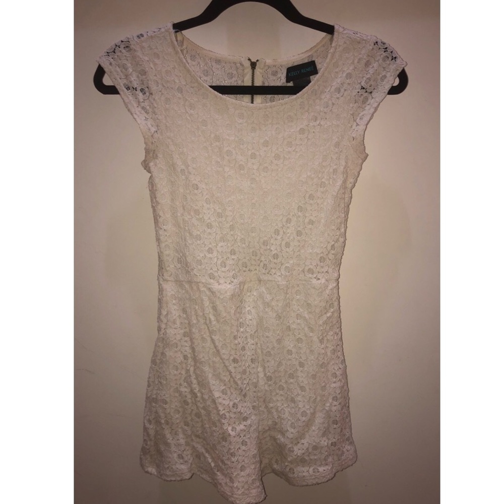 White Lace Romper